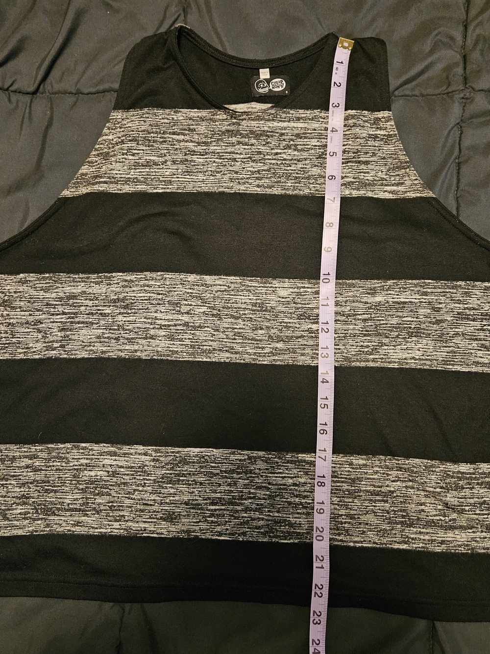 Cheap Monday Randi Tank Black & Grey Racerback – Size S - Picture 8 of 8